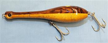 Fishing Lure - 7"  - Yellowheart & Zebrawood Hardwoods - Only $21.99 - Lure #119